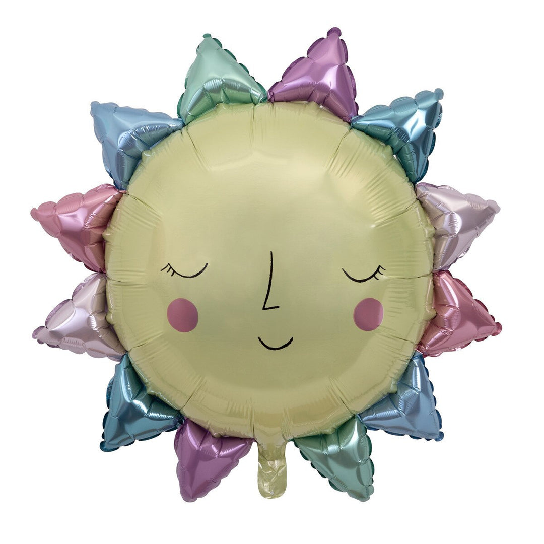 Rainbow Sun <br> Foil Balloon