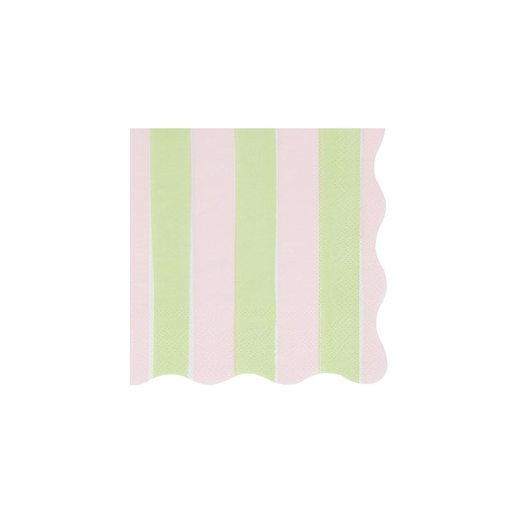Pastel Stripe <br> Cocktail Napkins (16)