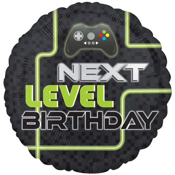 Happy Birthday Gaming Theme <br> 18" /46cm Foil Balloon