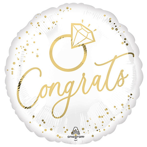 Engagement Congrats! Inflated Foil Balloon