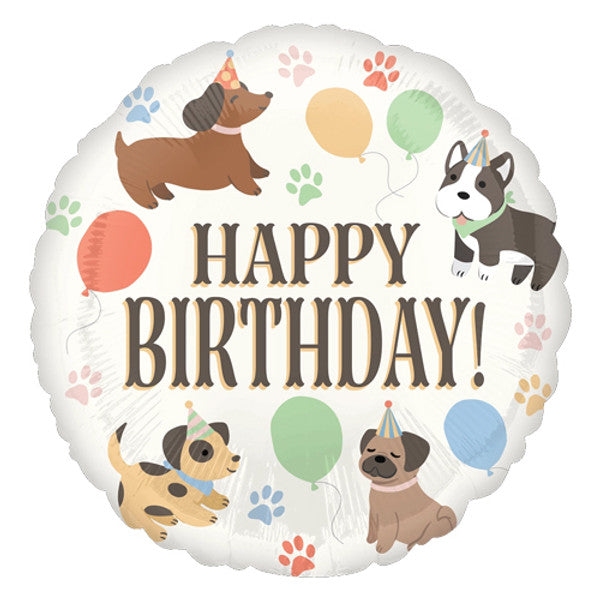 Jumbo Pawsome Party <br> 28" / 71cm Foil Balloon
