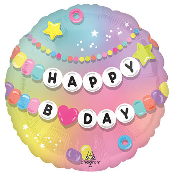 Birthday Friendship Bracelet <br> 18" / 45cm Foil Balloon