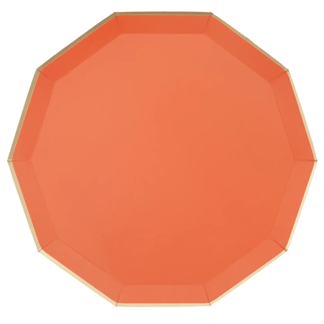Sunkissed Orange Premium Dinner Plates