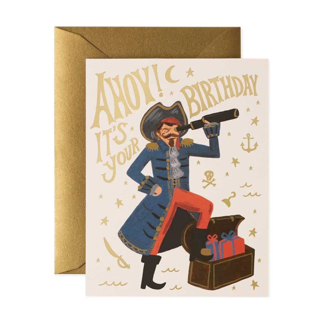 Pirate <br> Birthday Card