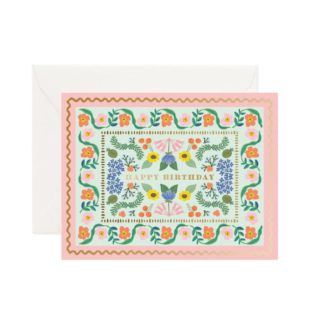 Sicily Garden <br> Birthday Card