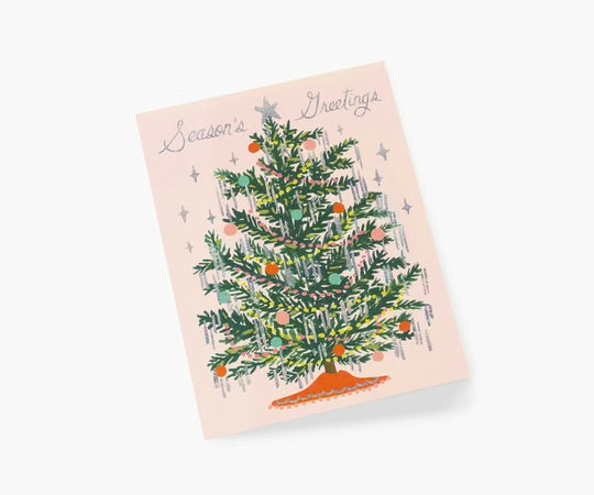 Tinsel Tree <br> Christmas Card (1)
