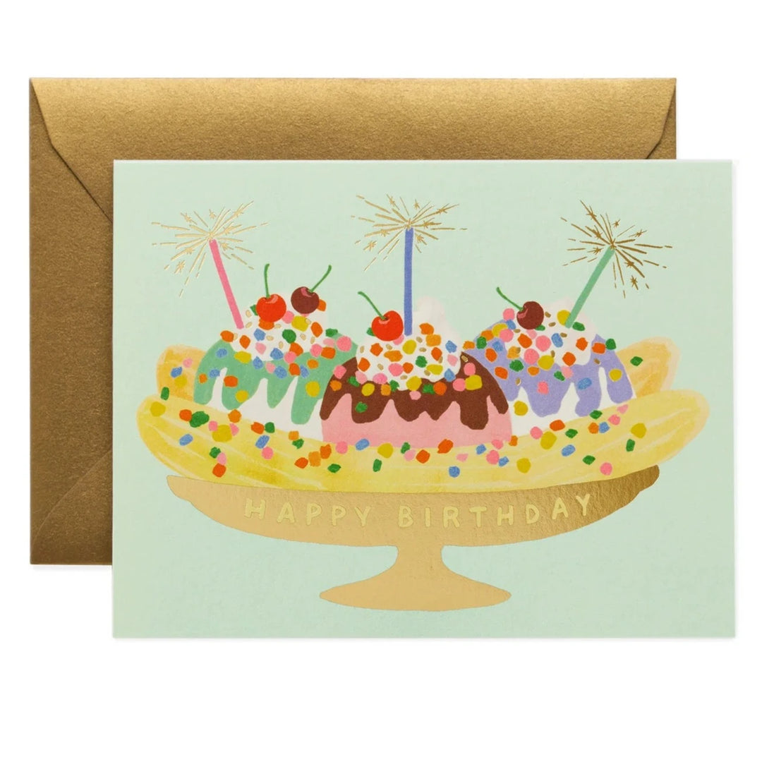 Banana Split <br> Birthday Card