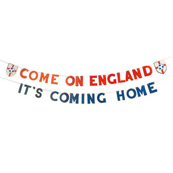 Come On England <br> Football Paper Garland