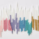 Silver <br> Glitter Dipped Candles (16pc)