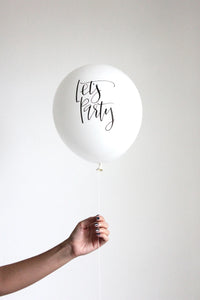 Let’s Party <br> 3 Helium Balloon Bunch