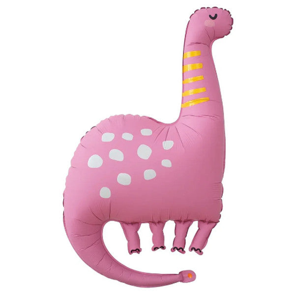 Pink Brachiosaurus 38"/96cm Supershape Foil Balloon