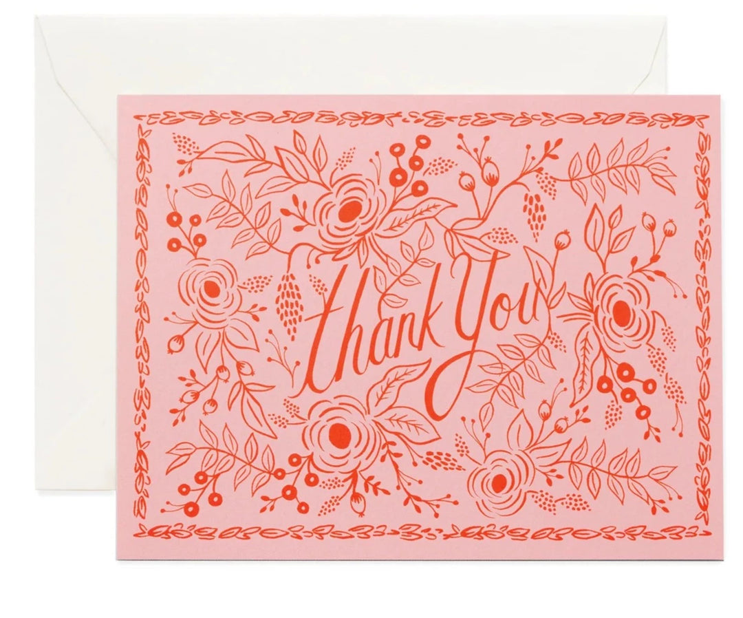 Rosé <br> Thank You Card