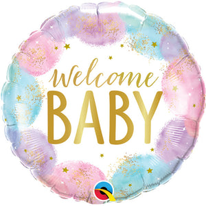 Welcome Baby <br> 18” New Baby Balloon