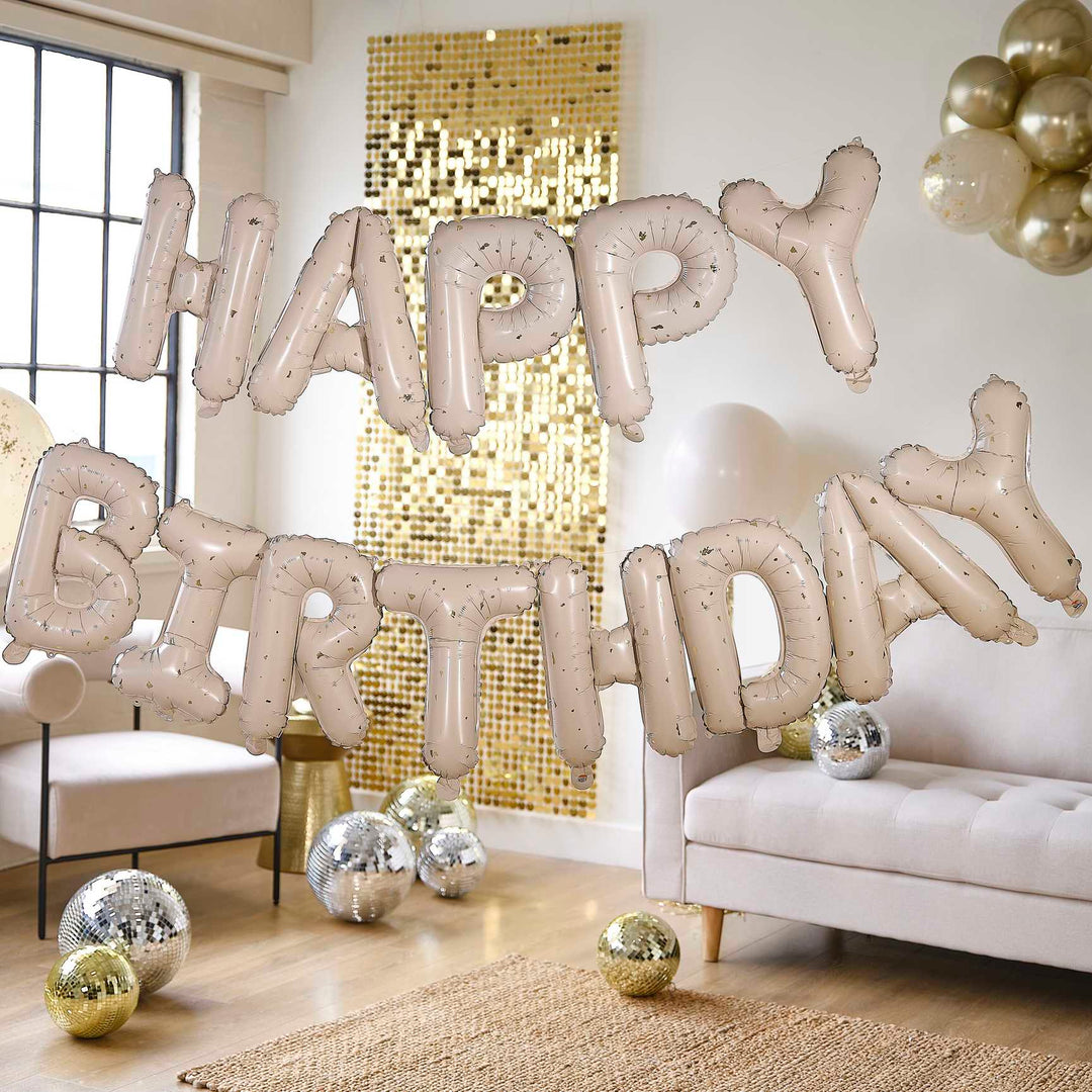Happy Birthday <br> Balloon Bunting