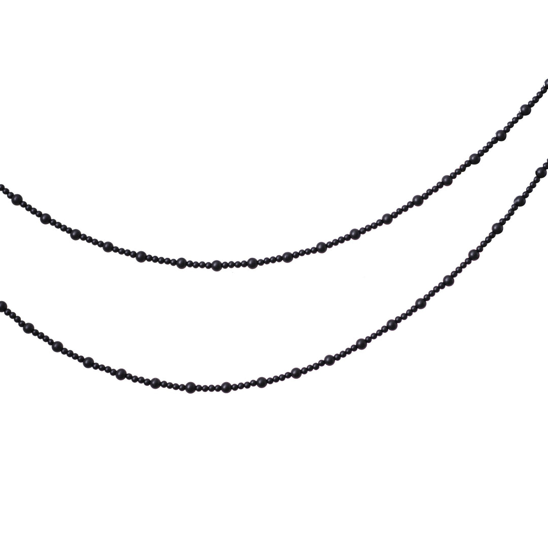 Black Wooden Bead <br> 3m Garland