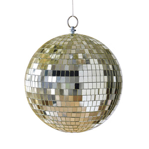 Gold Disco Ball <br> Medium 20cm