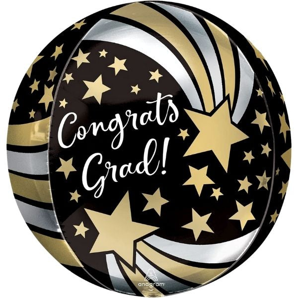 Congrats Grad <br> Orb Balloon