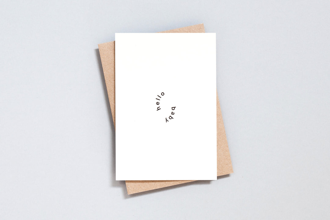 Hello Baby <br> Minimal <br> New Baby Card