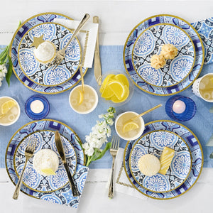 Amalfi Blues <br> Small Plates (10) - Sweet Maries Party Shop