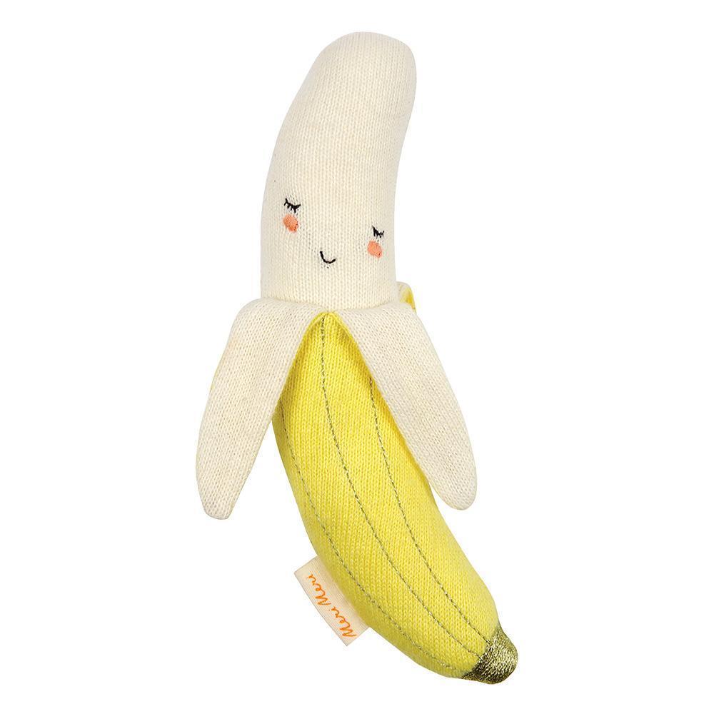 Banana <br> Baby Rattle - Sweet Maries Party Shop