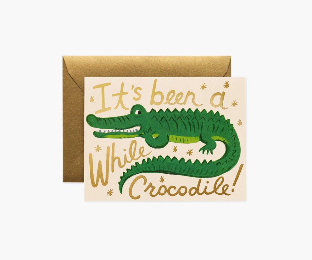 Been A While Crocodile <br> by Rifle Paper Co. - Sweet Maries Party Shop