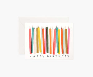Birthday Candles <br> Card - Sweet Maries Party Shop