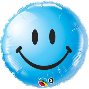Blue Smiley <br> Face - Sweet Maries Party Shop