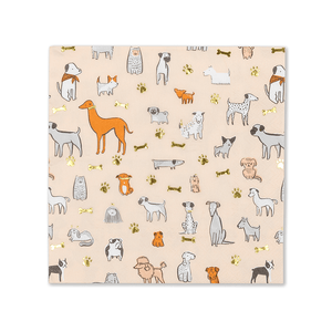 Bow Wow <br> Large Napkins - Sweet Maries Party Shop