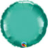 Chrome Green <br> Round Personalised Foil Balloon