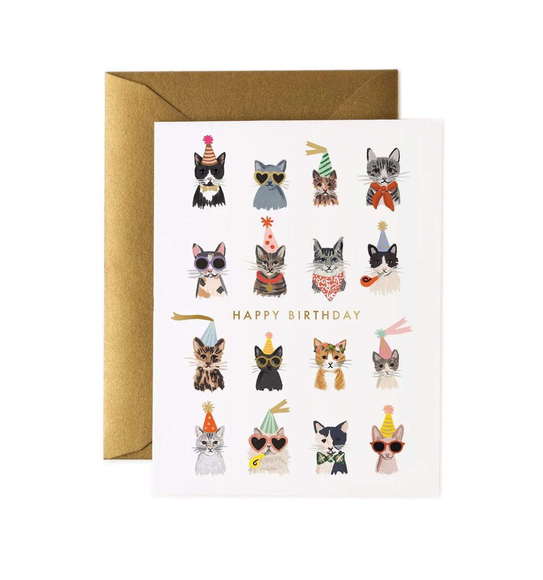 Cool Cats <br> Birthday Card - Sweet Maries Party Shop