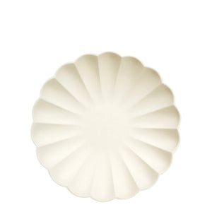 Cream Simply Eco <br> Small Plates - Sweet Maries Party Shop