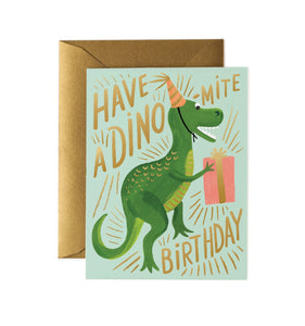 Dinomite <br> Birthday Card - Sweet Maries Party Shop