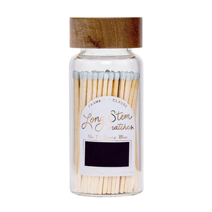 Dusty Blue <br> Long Stem Matches - Sweet Maries Party Shop