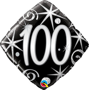 Elegant Sparkles & Swirls <br> 100th Birthday - Sweet Maries Party Shop