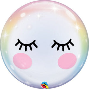 Eyelashes <br> 22” Bubble Balloon - Sweet Maries Party Shop