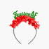 Festive AF <br> Party Crown (Red/Green))