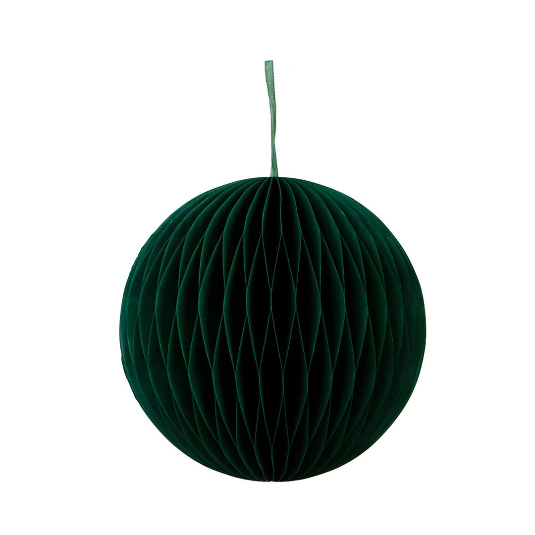 Festive Green <br> Paper Honeycomb (23cm) - Sweet Maries Party Shop