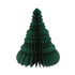 Forest Green Christmas Tree <br> Honeycomb Decoration