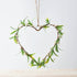 Hanging Mistletoe <br> Heart Decoration, 24cm