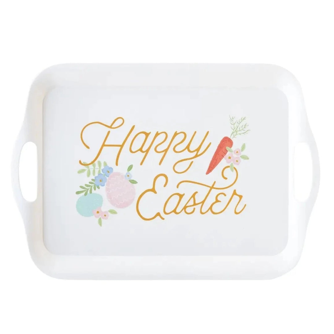Happy Easter <br> Reusable Bamboo Tray - Sweet Maries Party Shop