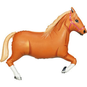Horse in Light Brown <br> 43”/109cm Wide - Sweet Maries Party Shop