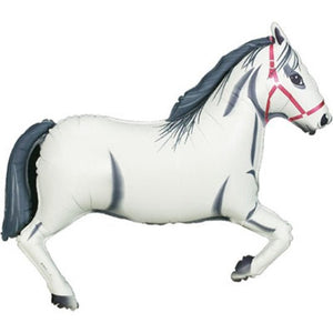 Horse in White <br> 43”/109cm Wide - Sweet Maries Party Shop