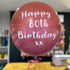 Ombré Orange, Pink & Red <br> Personalised Orbz Balloon