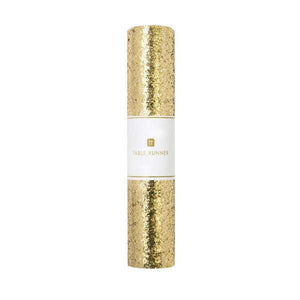 Luxe Gold Glitter <br> Table Runner - Sweet Maries Party Shop