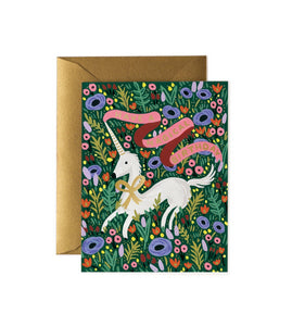Magical Unicorn <br> Birthday Card - Sweet Maries Party Shop