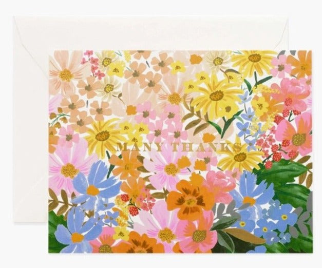 Many Thanks <br> Thank You Card - Sweet Maries Party Shop