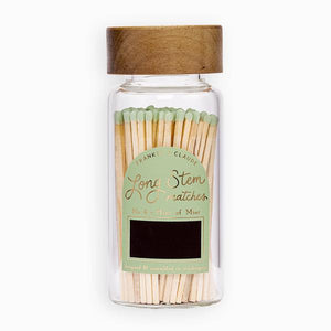 Mint Green <br> Long Stem Matches - Sweet Maries Party Shop