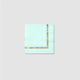 Mint with Gold <br> Cocktail Napkins (25) - Sweet Maries Party Shop