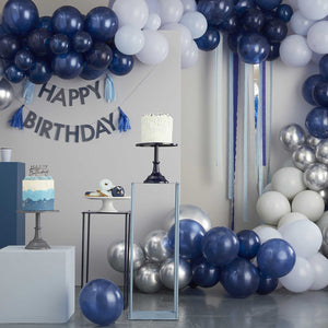 Navy 21st Birthday Milestone <br> Paper Napkins (16) - Sweet Maries Party Shop