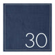 Navy 30th Birthday Milestone <br> Paper Napkins (16) - Sweet Maries Party Shop